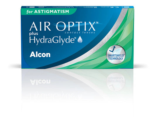 Alcon AIR OPTIX™ plus HydraGlyde for ASTIGMATISM Tórikus Havi Kontaktlencse (3 db)