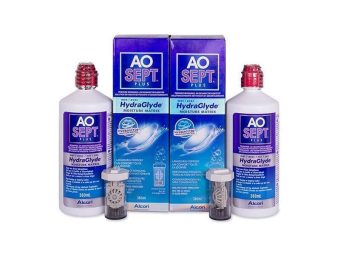 Alcon AOSEPT Plus HydraGlyde Kontaktlencse Ápolószer (2X 360 ml)