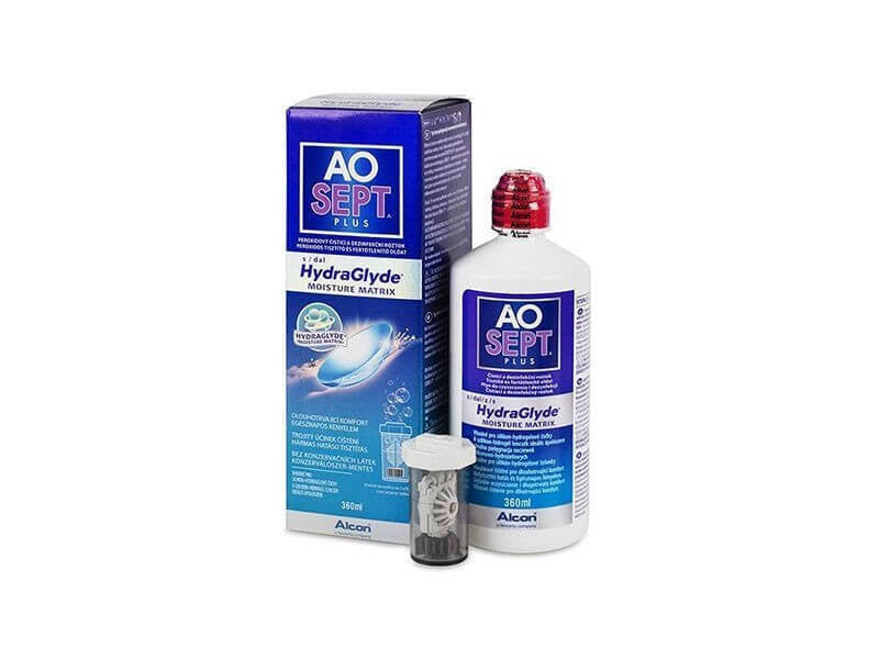 Alco AOSEPT Plus HydraGlyde Kontaktlencse Ápolószer (90 ml)